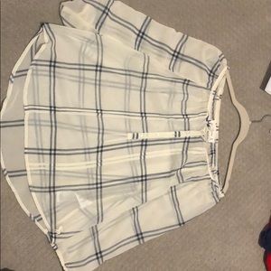 Abercrombie and Fitch sheer blouse